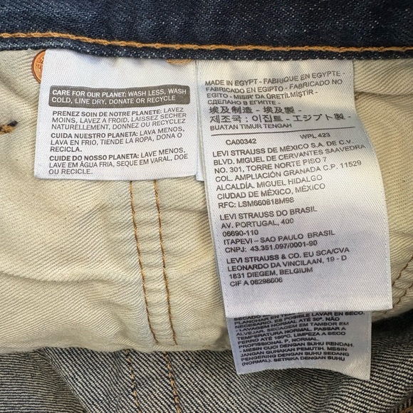 Levi’s 501 ‘93 Premium Shorts Men’s  36 Button Fly Raw Hem 90s Grunge Skater - Picture 11 of 12